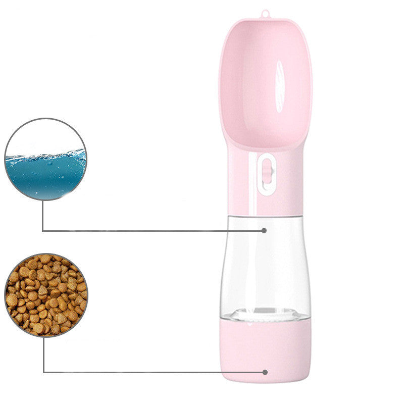 Dog Water Bottle Portable Pet Water Bottle Leak Proof Dog Water Dispenser And Food