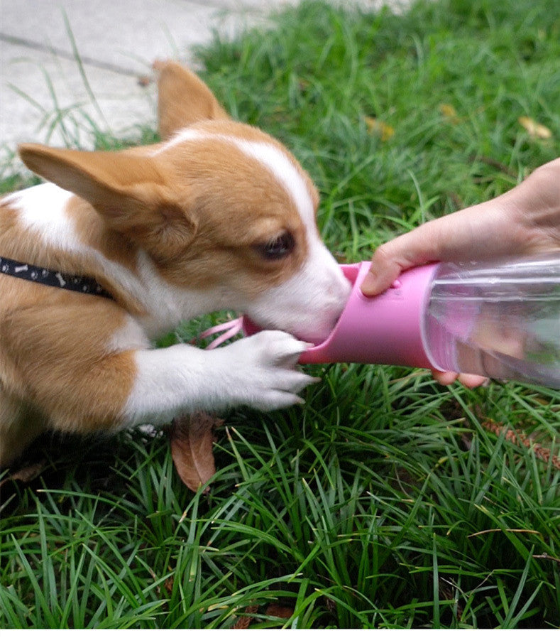 Dog Water Bottle Portable Pet Water Bottle Leak Proof Dog Water Dispenser And Food