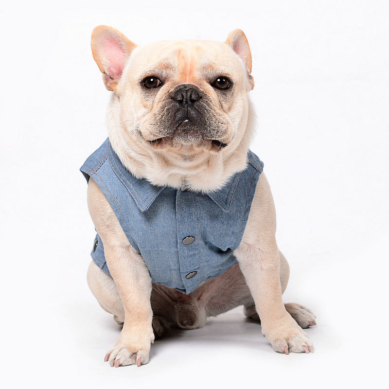 Embroidered Vest Casual Pet Clothes