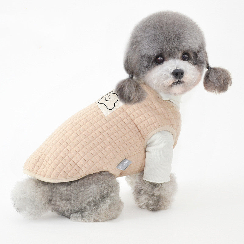 New Pet Plus Velvet Vest Puppy Warm Vest