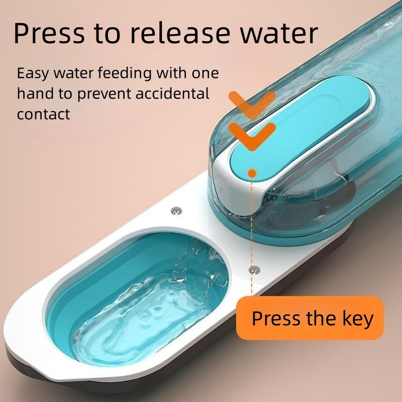 Portable Dog Water Bottle Outdoor Accompanying Pet Walking Drink Water