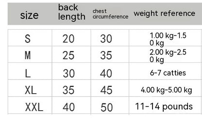 Pet Winter Fleece-lined Thickened Vest Warm Vest