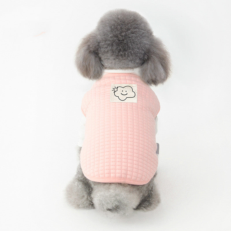 New Pet Plus Velvet Vest Puppy Warm Vest