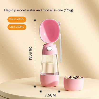 Portable Dog Water Bottle Food And Water Container For Pet Pets