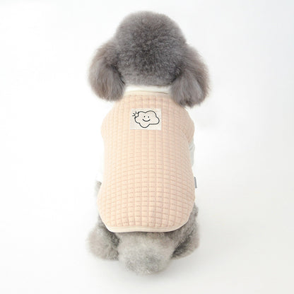 New Pet Plus Velvet Vest Puppy Warm Vest