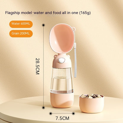 Portable Dog Water Bottle Food And Water Container For Pet Pets