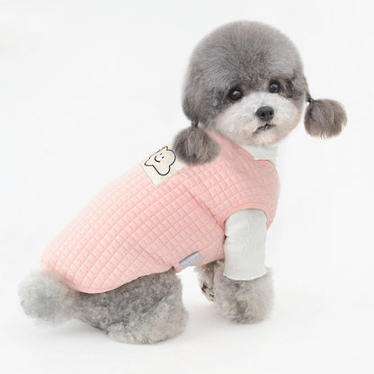 New Pet Plus Velvet Vest Puppy Warm Vest