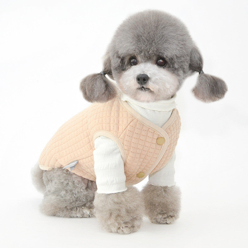 New Pet Plus Velvet Vest Puppy Warm Vest