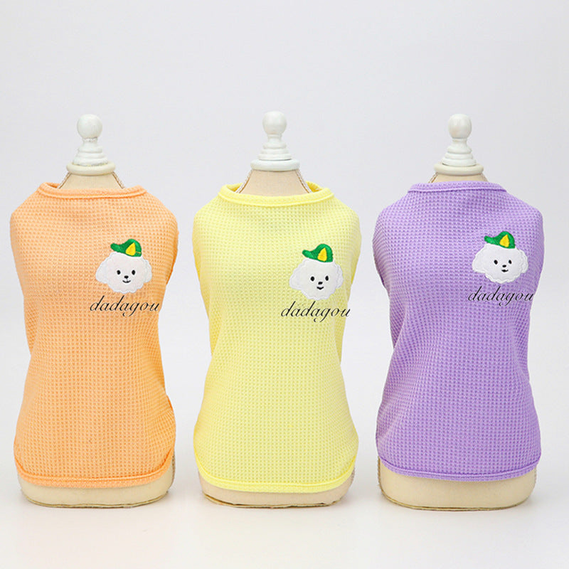 Pet Dog Fashion Embroidery Vest