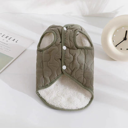 Pet Winter Fleece-lined Thickened Vest Warm Vest