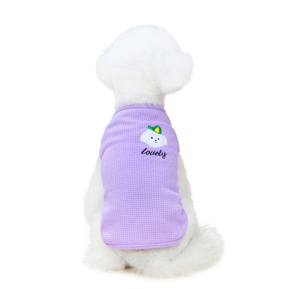 Pet Dog Fashion Embroidery Vest