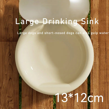 500ml Portable Cat Dog Water Bottle Sealed Travel Puppy Cats Fold Drinking Bowl